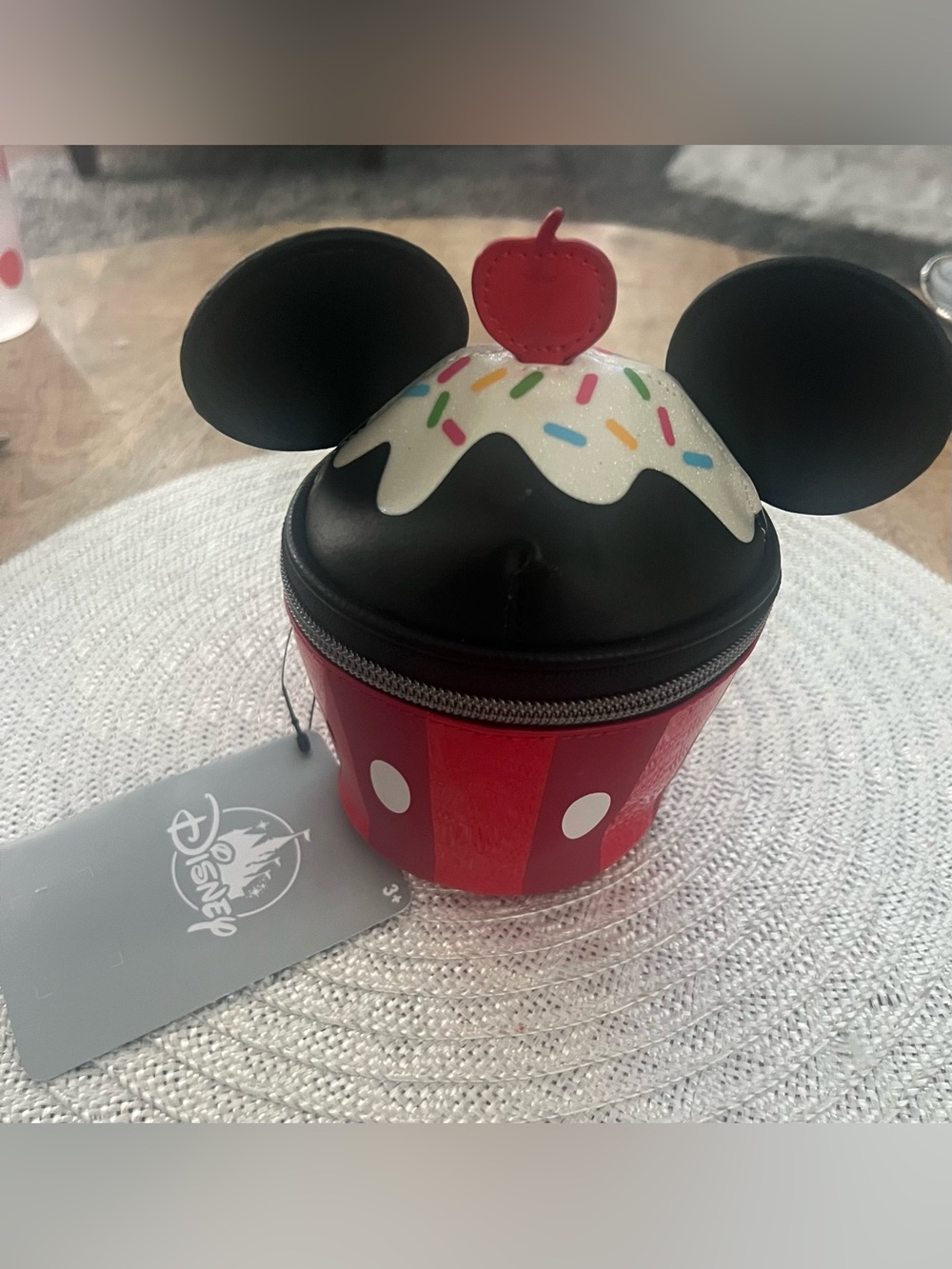 New Disney parks Mickey Minnie cosmetic makeup bag purse pouch birthday